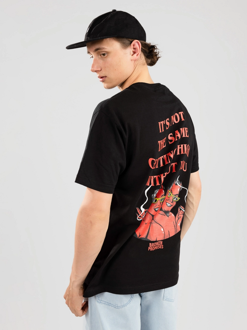 Broken Promises Devil'S Lettuce T-Shirt black