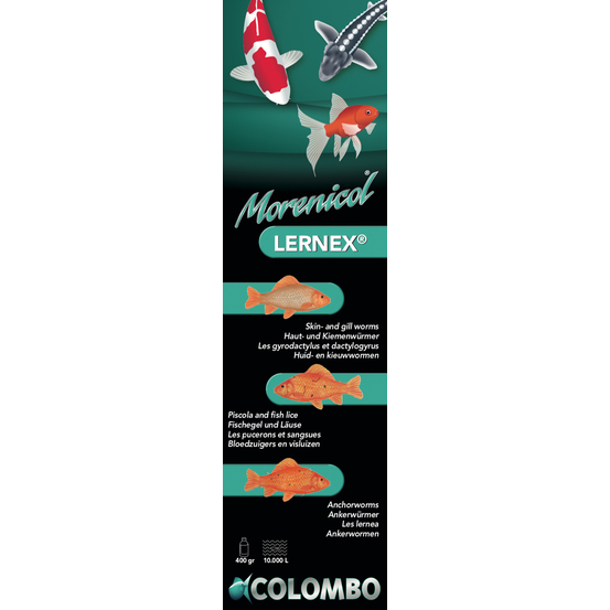 Traitement anti-parasites visibles Lernex 400 Gr /10.000 L