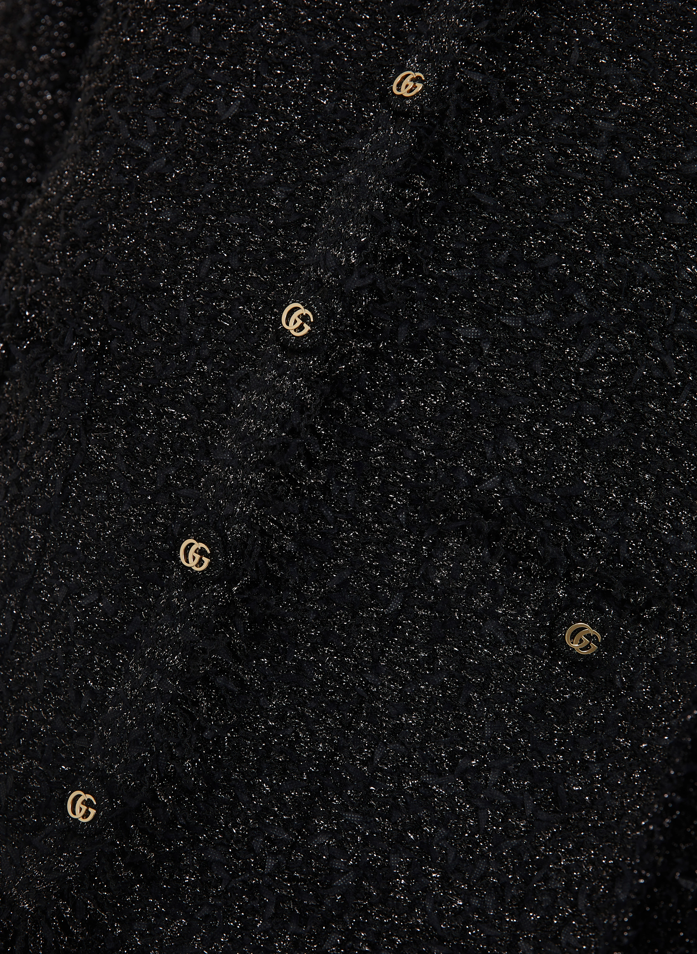 GUCCI Strickjacke mit Glitzergarn