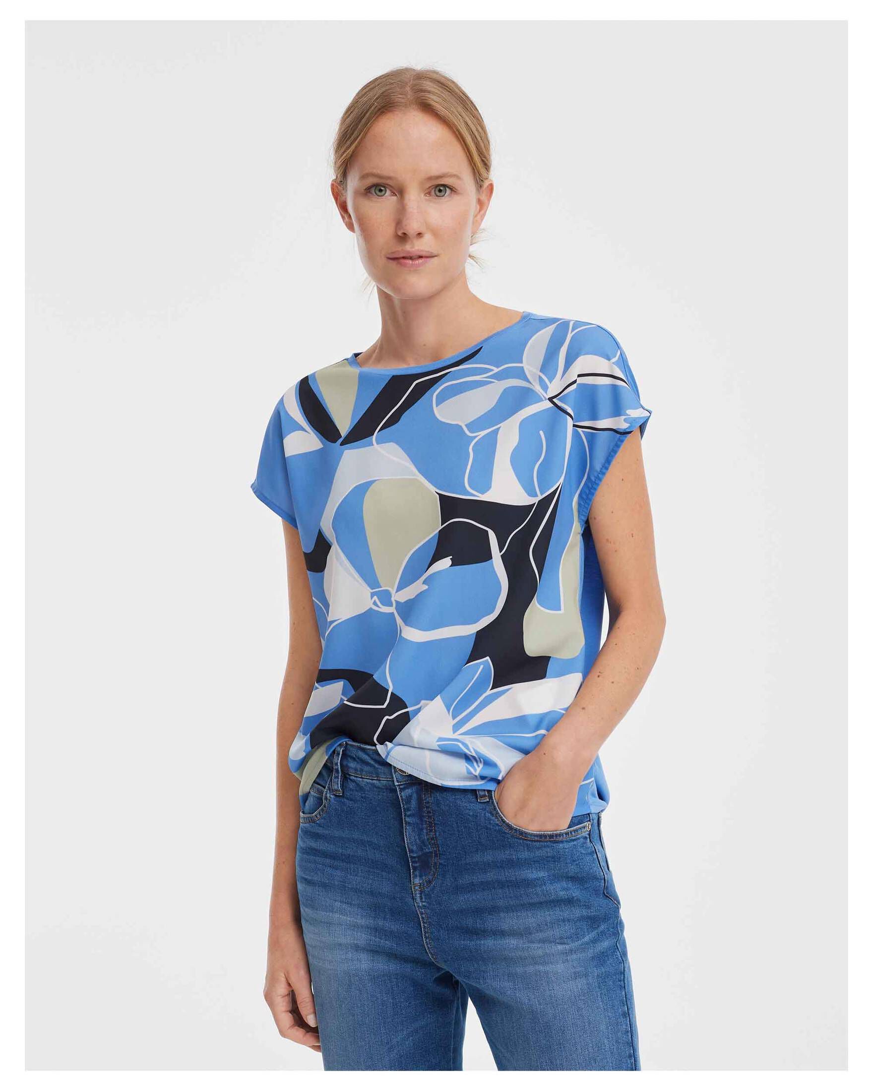 Opus| Damen T-Shirt SIOLA PRINT