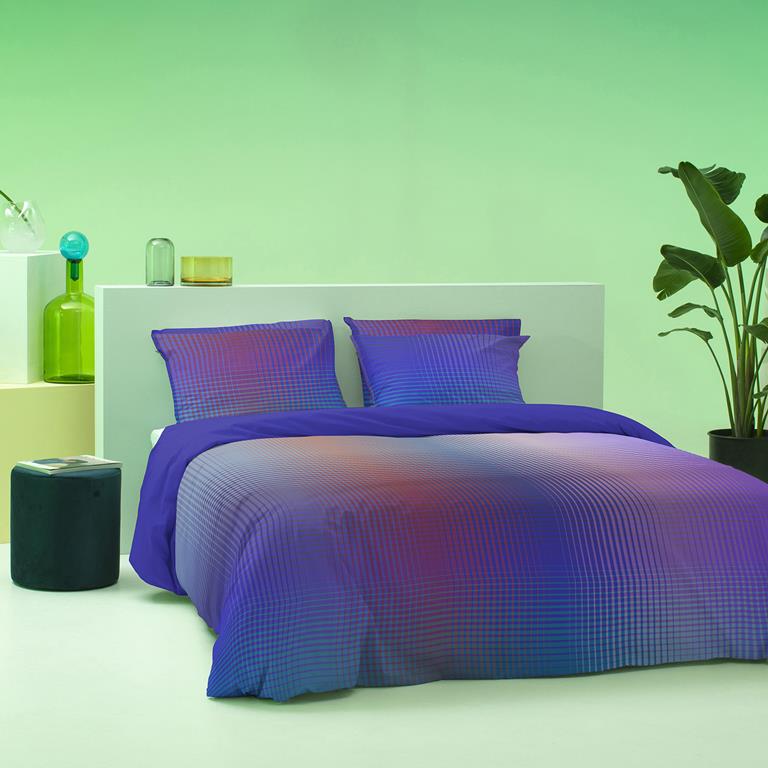 Damai Rainbow Dekbedovertrek 240 x 200|220 cm - Violet