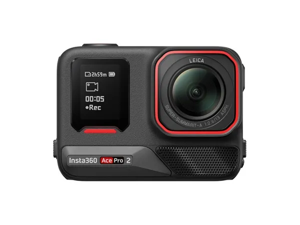 Insta360 Ace Pro 2 - Dual Battery Standard Bundle - action-kamera - 8K / 30 fps - Leica - Bluetooth, Wi-Fi - undervands op til 12 m - sort