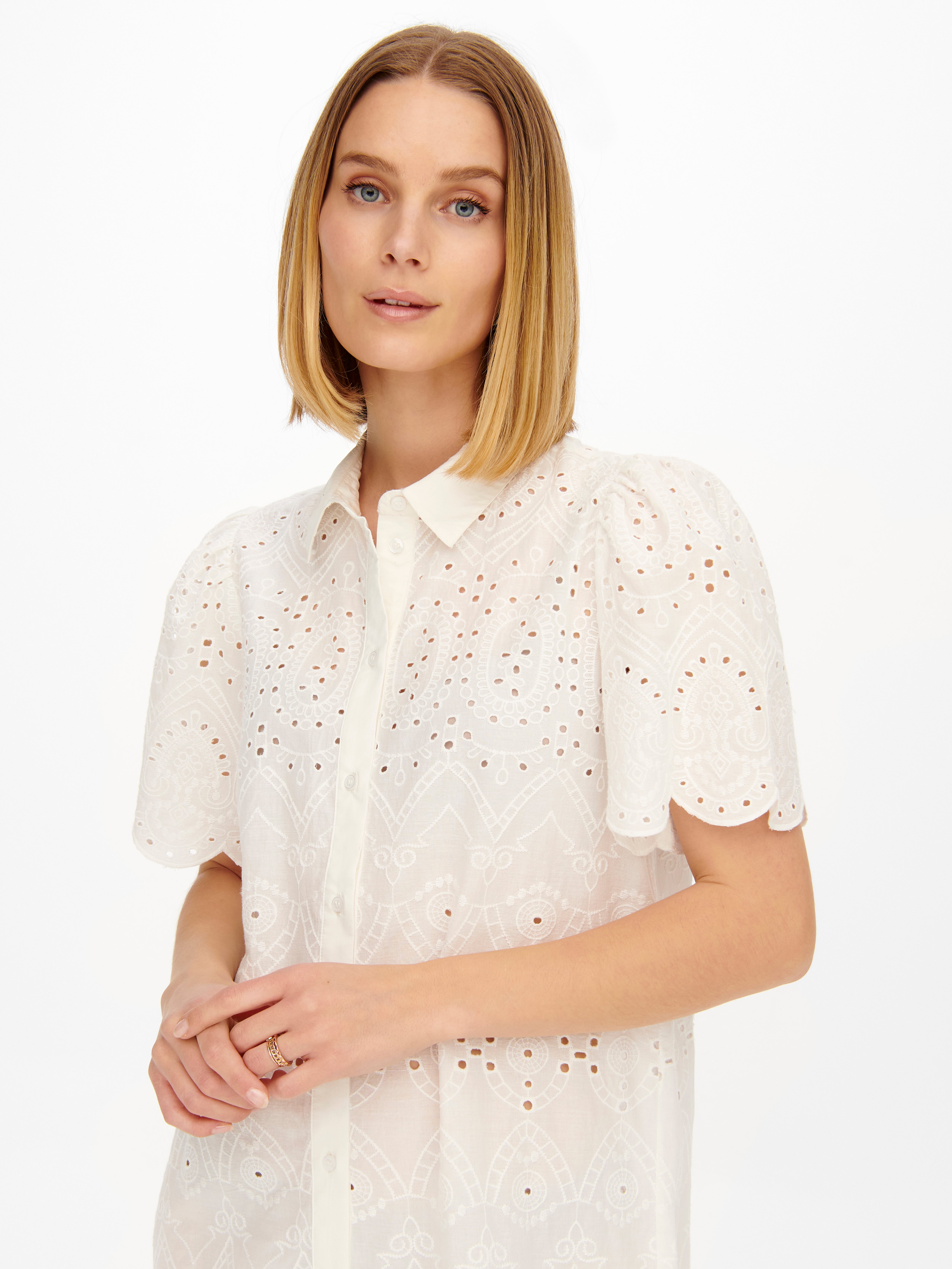 JDYKALLI Kurzes Kleid Cloud Dancer