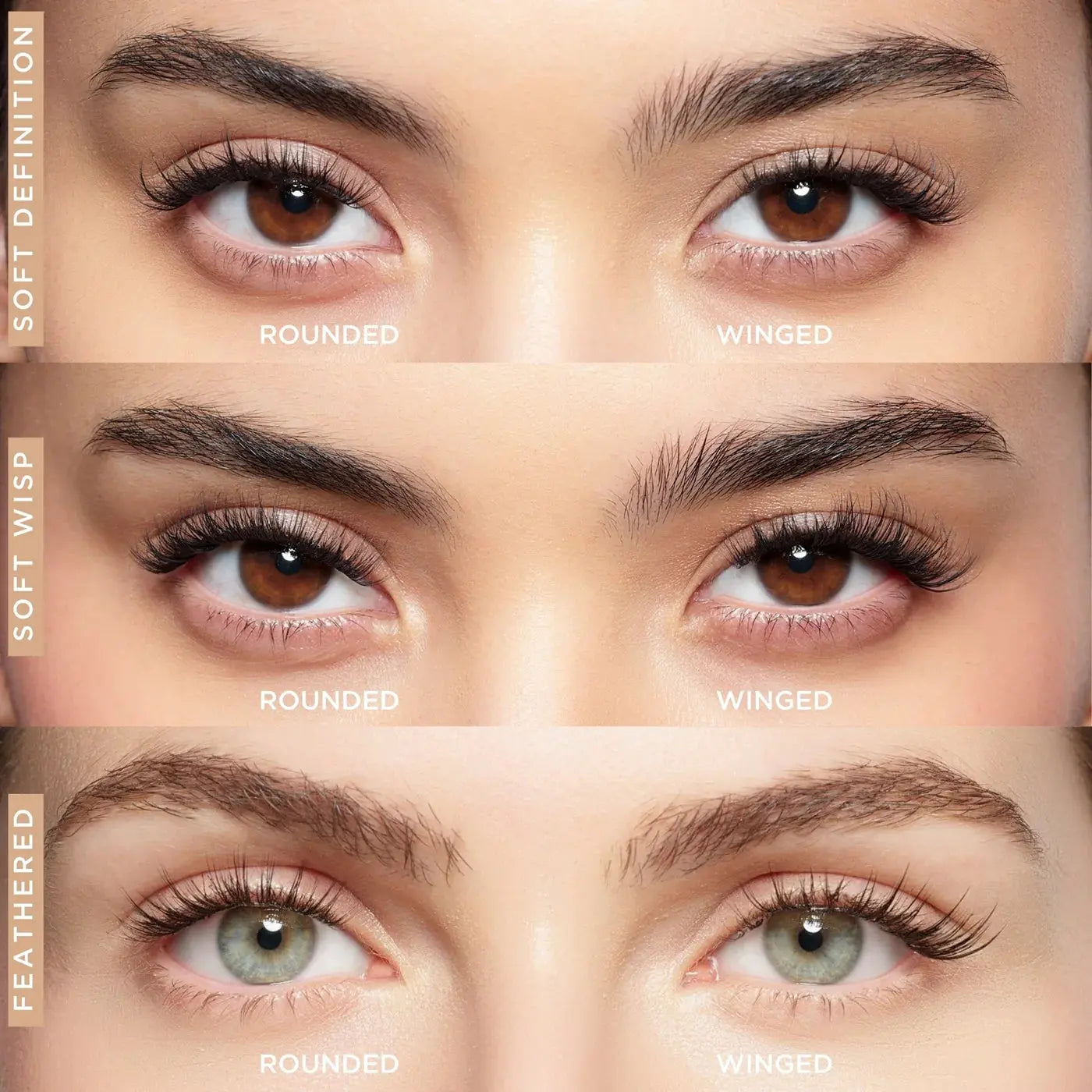 Feathered Pre-Glued Lashes set