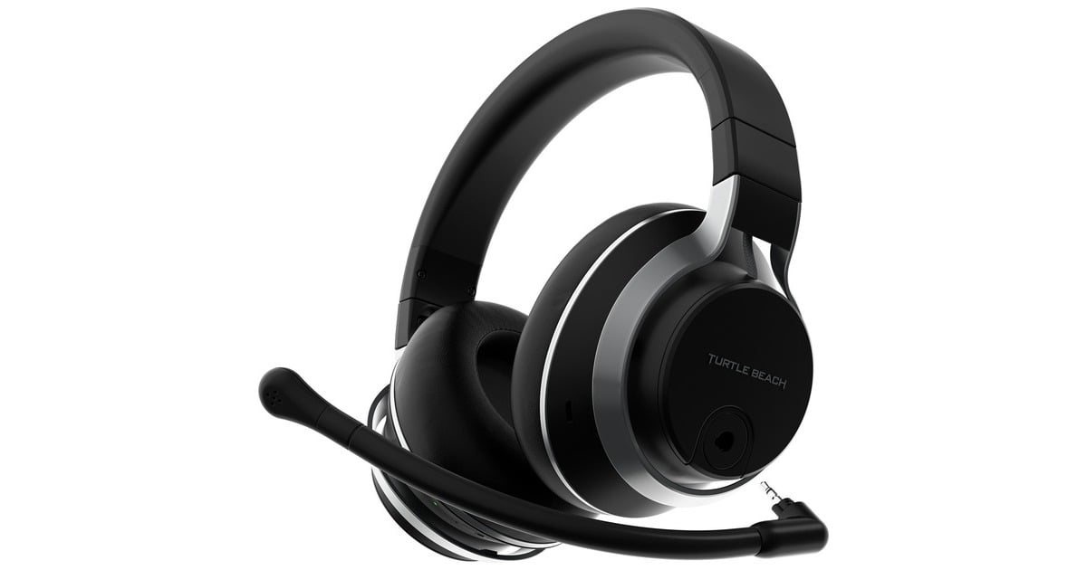 Turtle BeachStealth Pro over-ear gaming headset  (Zwart, Xbox Series X, Xbox Series S, Xbox One, PlayStation 5, PlayStation 4, PC, Mac, Nintendo Switch, Smartphone, Bluetooth)