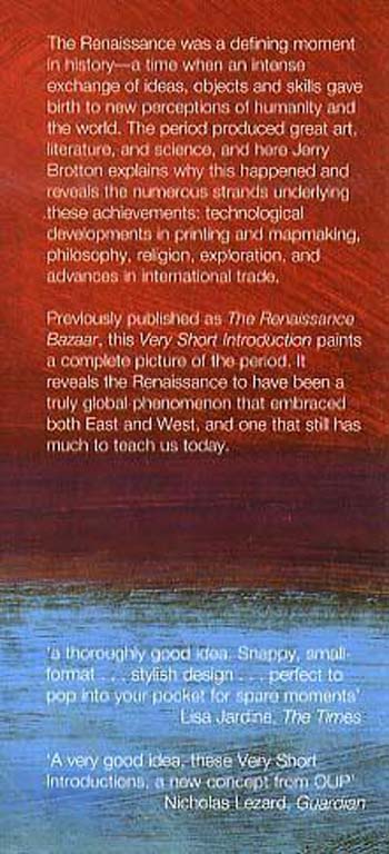 The Renaissance: A Very Short Introduction - Very Short Introductions (Paperback)