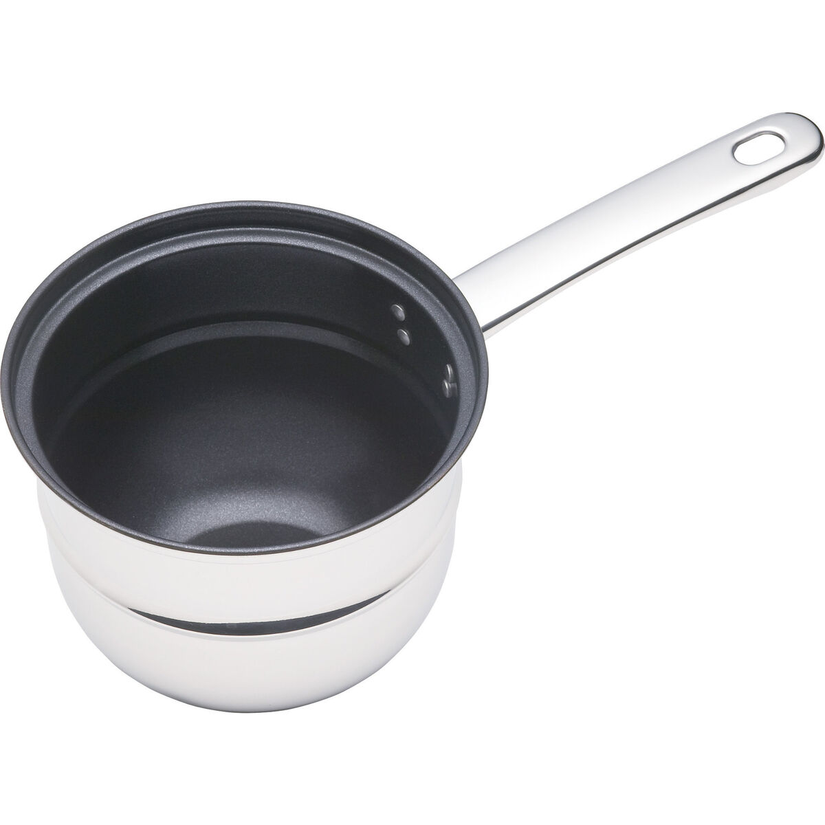 Vannbadkasserolle 2-deler 16 cm Rustfritt Stål