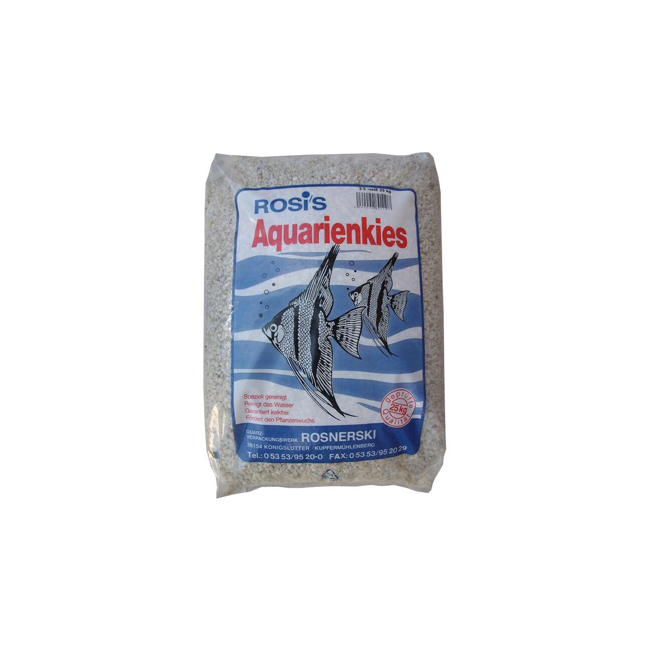 Rosi's Rosnerski Aquarienkies 3-5mm 25kg