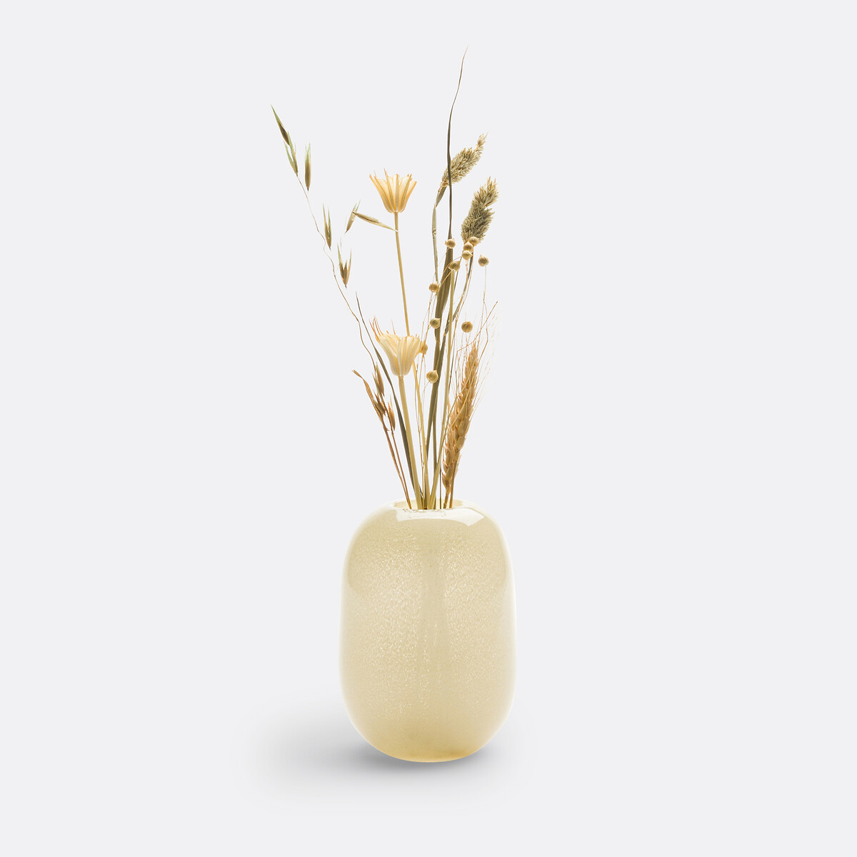 LA REDOUTE INTERIEURS<br>Vaso arredondado em vidro, 14,5 cm de altura, Iva