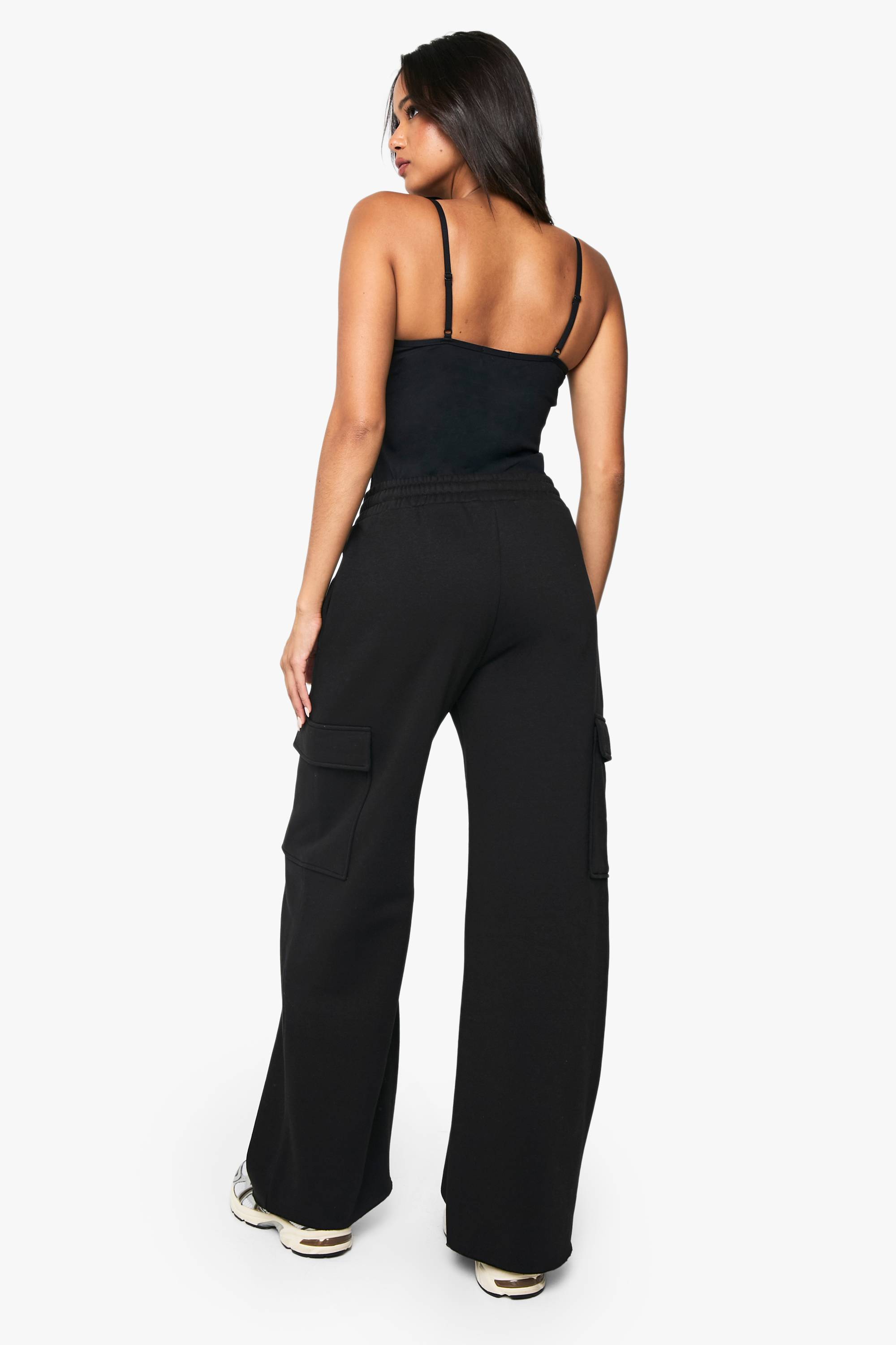 boohoo Jogger cargo à jambes larges