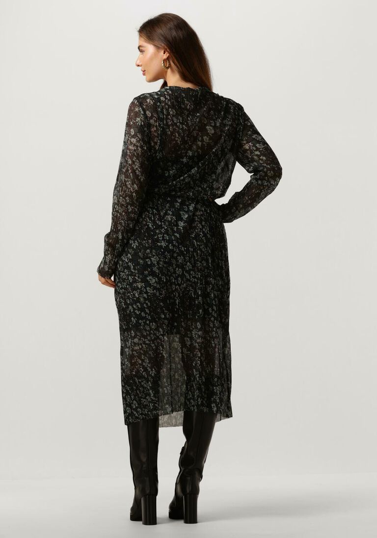 CATWALK JUNKIE groene catwalk junkie midi jurk dr mary mesh