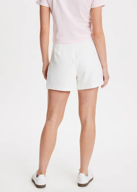 Clean skort met overslag off-white (WIT.O)