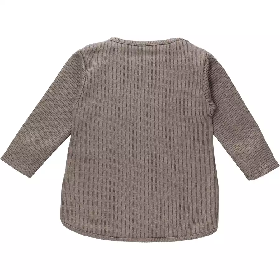 Baby Sweets Shirt Langarm Nice, Wild & Cute taupe