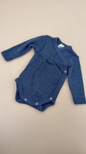 Omslagsbody Ull – 70% Merino, 30% Silke | Ubehandlet Ull