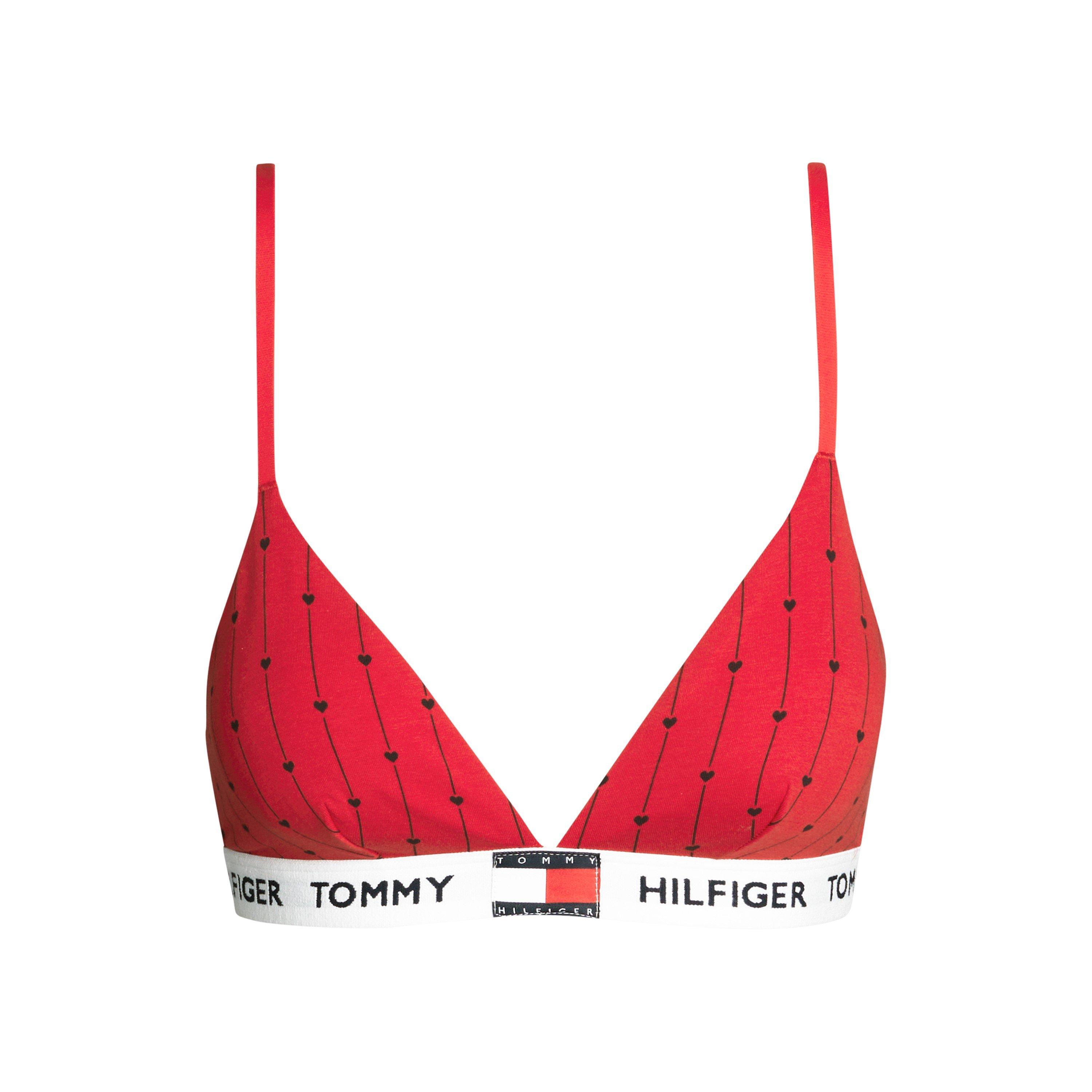 Tommy Hilfiger Heritage Print Non Wired Padded Triangle Bra