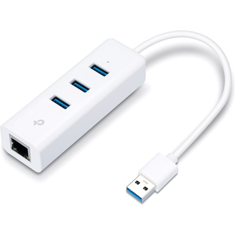 TP-Link UE330 station d'accueil Avec fil USB 3.2 Gen 1 (3.1 Gen 1) Type-A Blanc