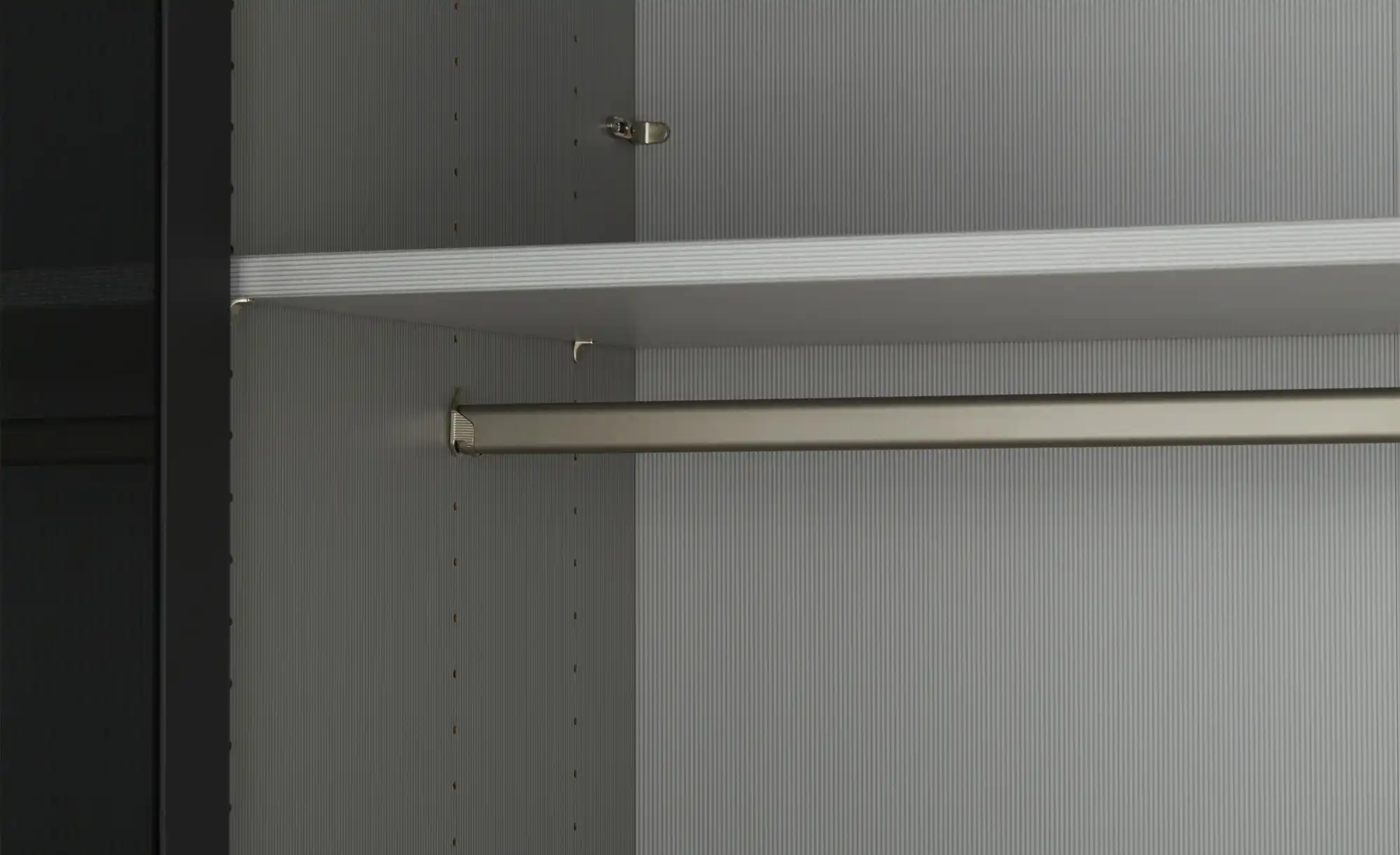 Drehtürenschrank 300 cm mit Glastüren Uma