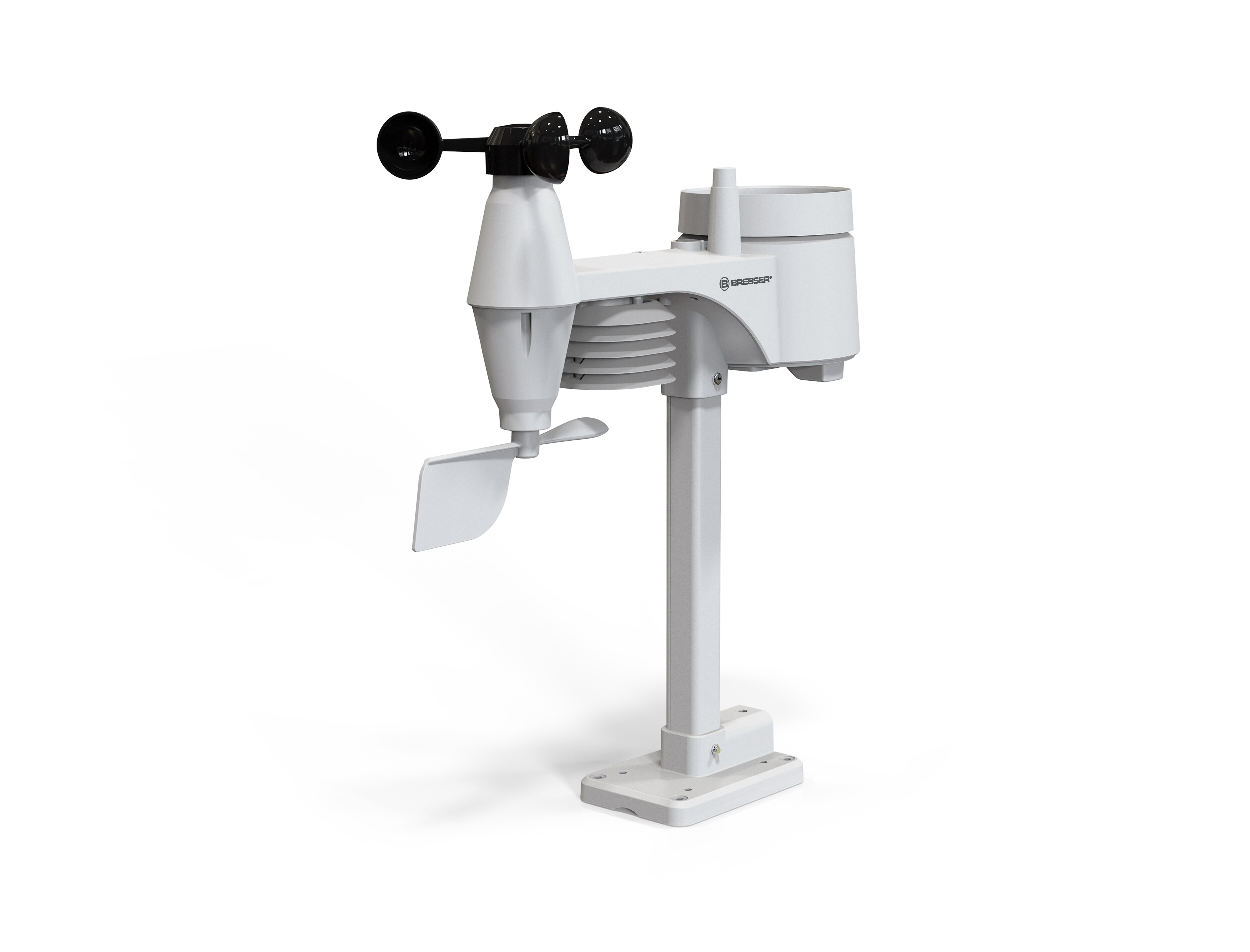 BRESSER WLAN-Farbwetterstation mit 5-in-1-Profi-Sensor V