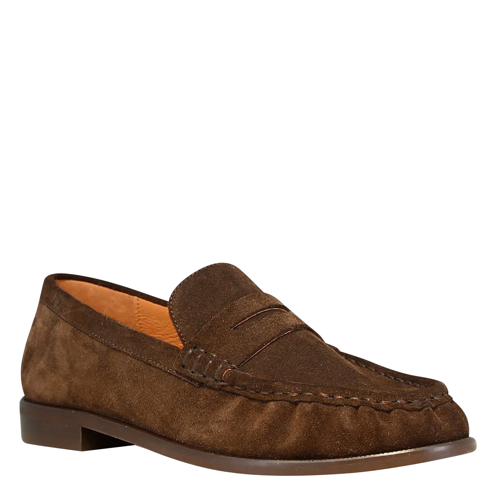 DELICE - Moccassins en cuir velours | Marron