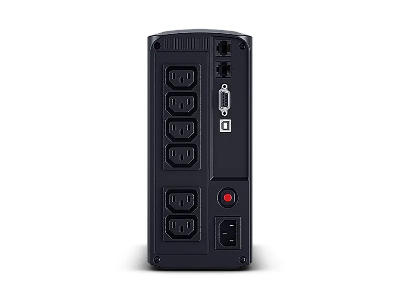 CyberPower Value Pro VP700EILCD - UPS - AC 230 V - 390 Watt - 700 VA - 1-faset - RS-232, USB - output-stikforbindelser: 6 - sort