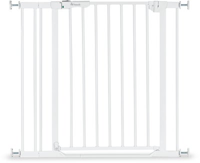 Hauck Clear Step 2 Sikkerhetsgrind + 9 cm Forlengelse, White