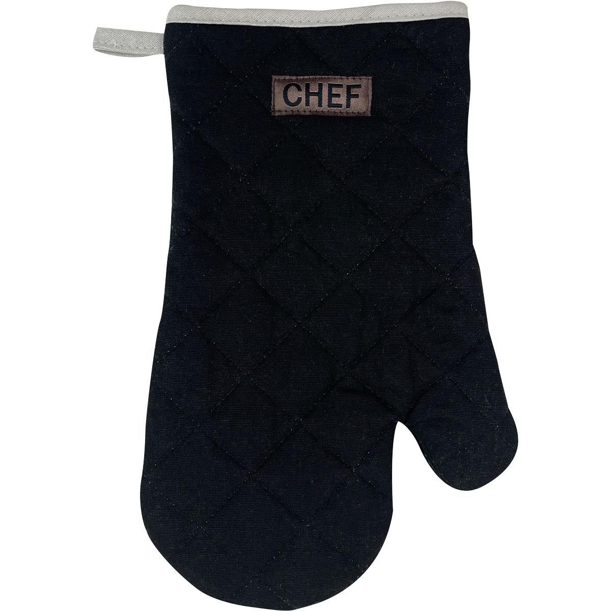 GANT CUISINE CHEF 18X28CM COTON NOIR