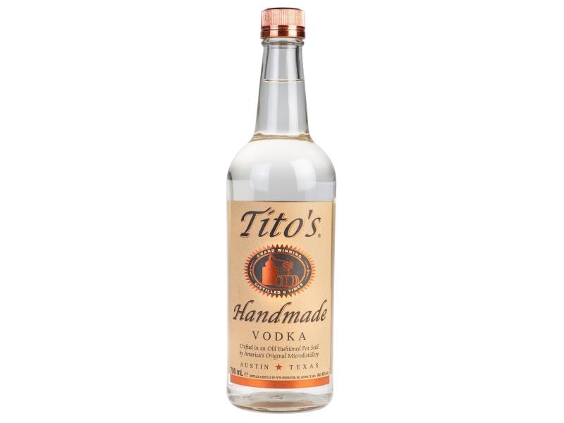 Tito Tito's Handmade Vodka 0.7 l Hochprozentige Getreide-Spirituose aus Texas