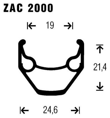 Roue Arrière Gurpil ZAC 26'' | 9x135mm | Argent/Noir