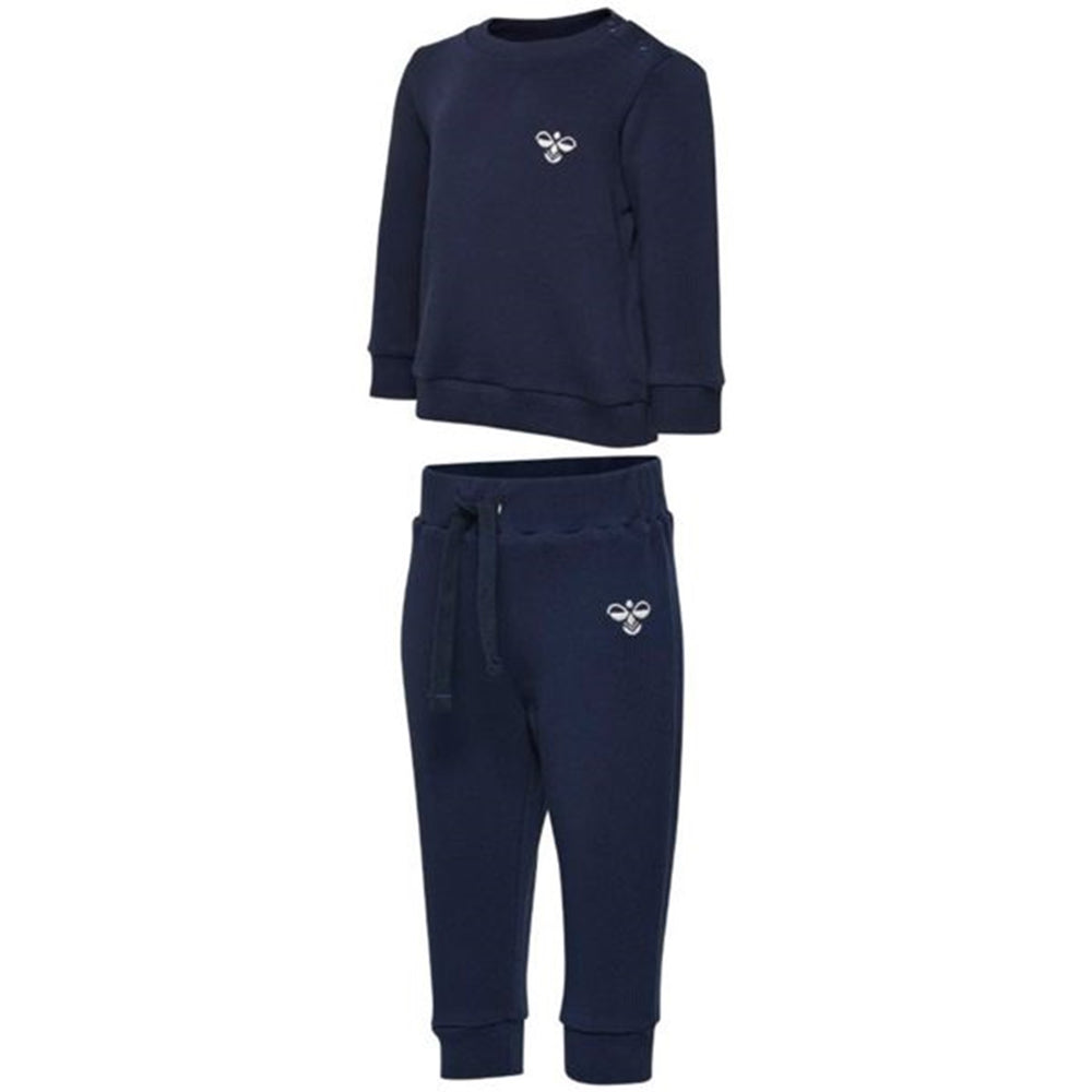 Santo Crew Suit Black Iris - Hummel → Luksusbaby.dk