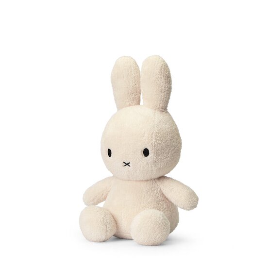 Peluche Miffy Terry extra-doux   Blanc Ecru        33 cm   de               Bon Ton Toys