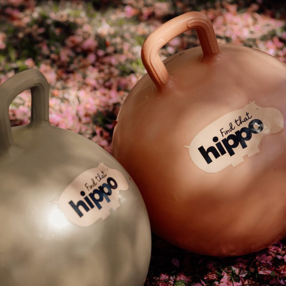 Køb Find that Hippo Hoppebold med Håndtag - Farve Persisk Orange, Str. 45 Cm