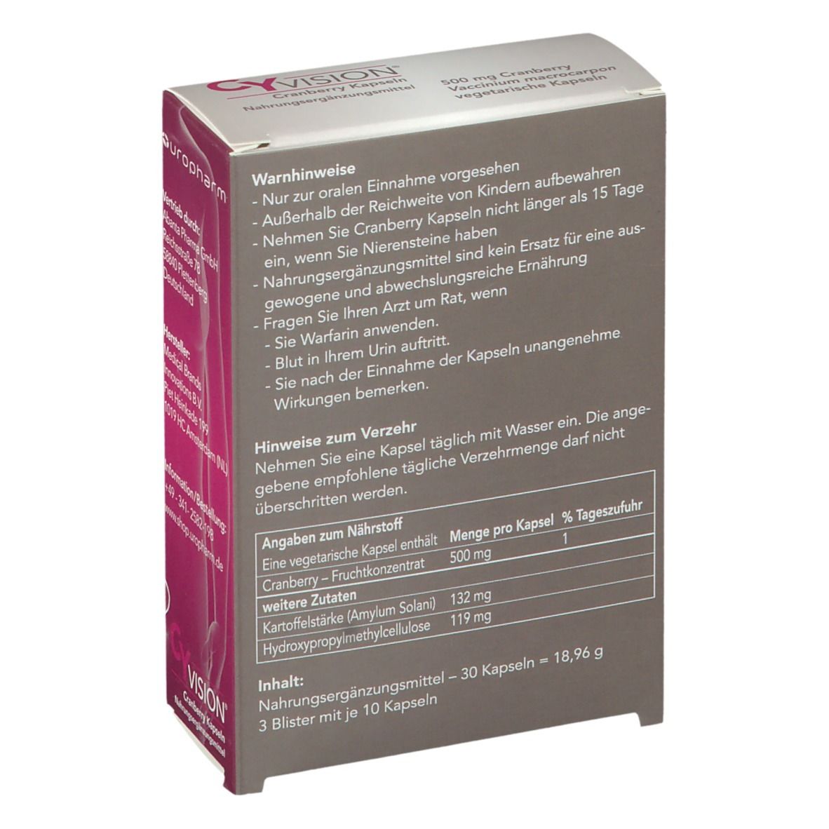 CYVISION® Cranberry