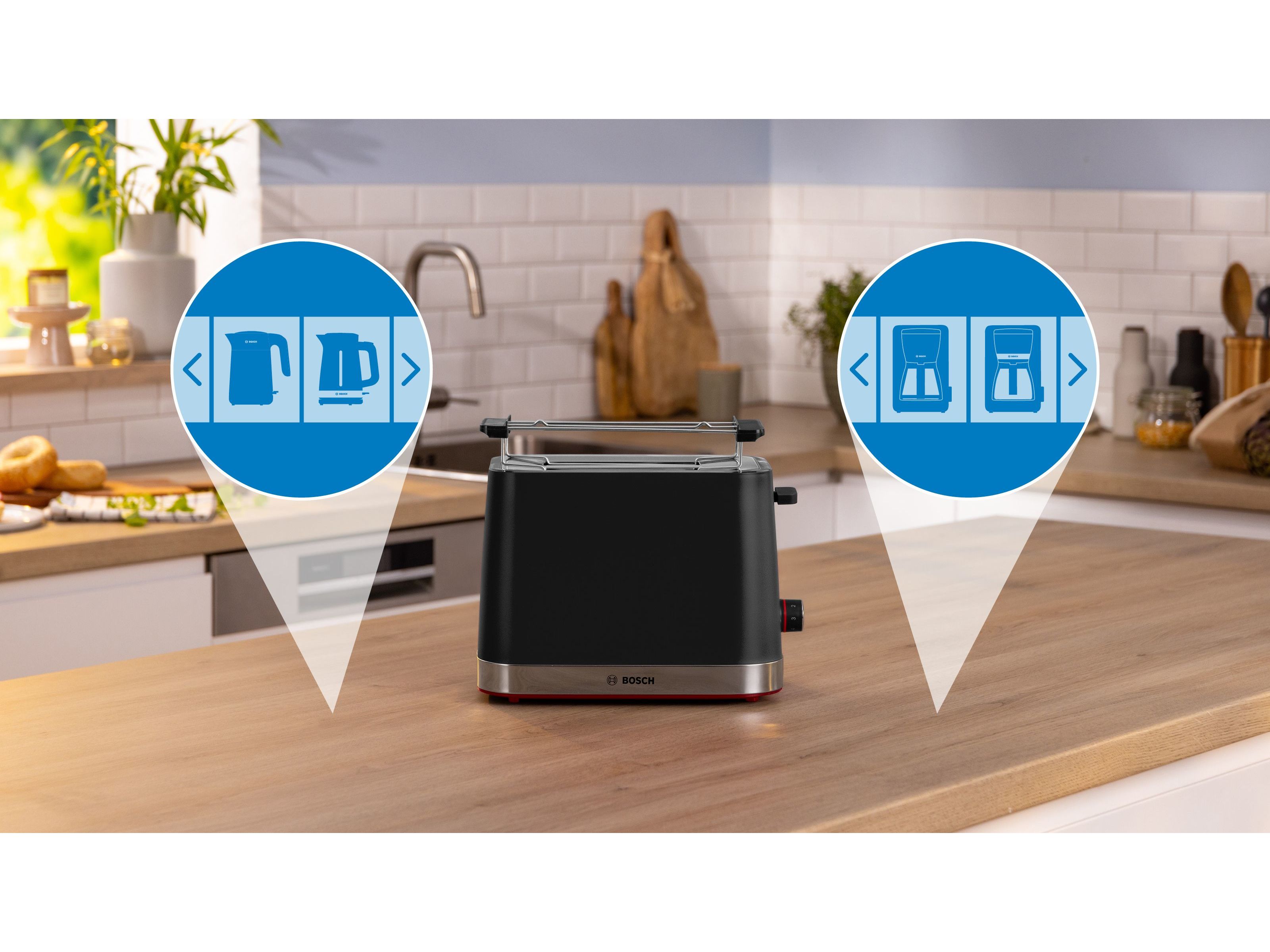 TORRADEIRA 2 FENDAS BOSCH TAT4M223 MYMOMENT 950W