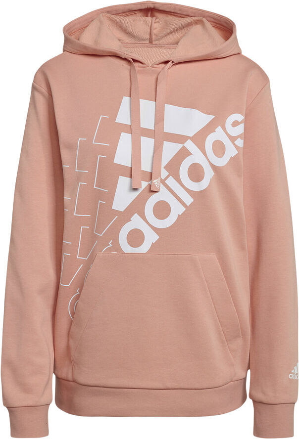 adidas Brand Love Slanted Logo Relaxed hættetrøje Pink