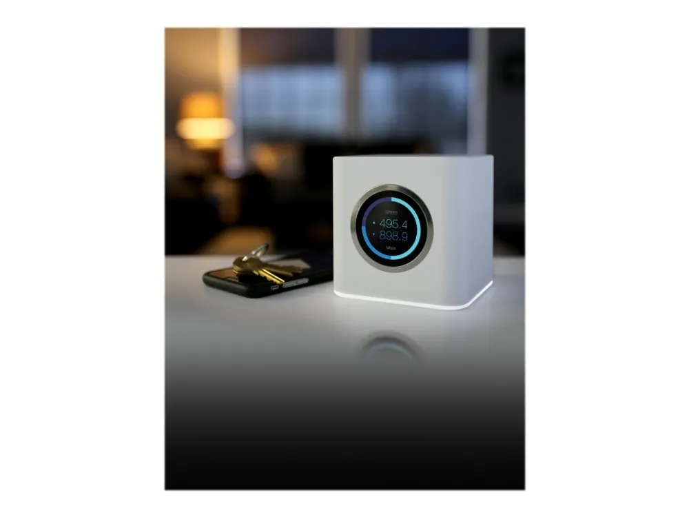 [OUTLET] - Ubiquiti AmpliFi Home Wi-Fi System AFi-HD - Wi-Fi system (router, 2 extendere) - op til 20.000 sq.ft - mesh - GigE - 802.11a/b/g/n/n/ac