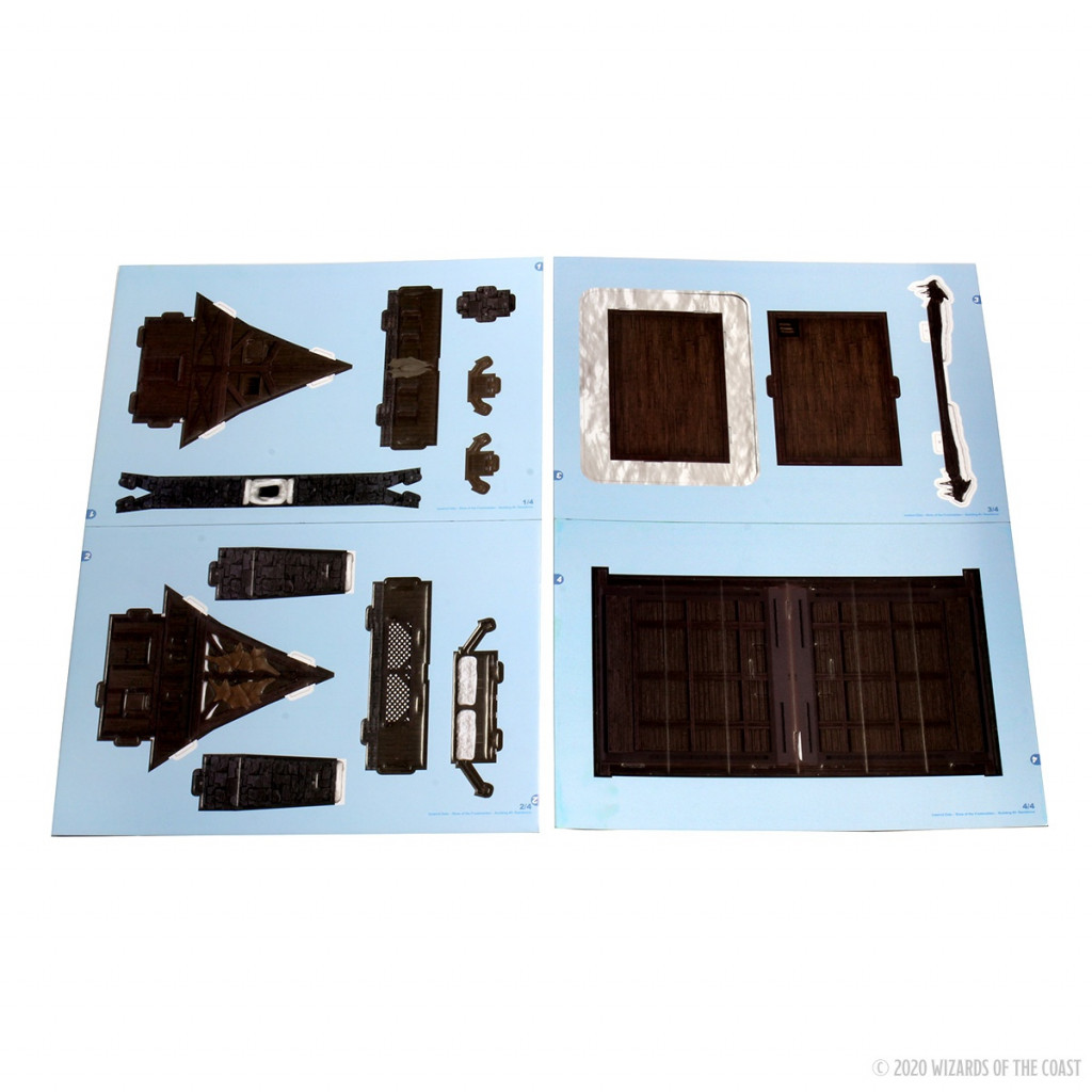 D&D Icewind Dale Icons of the Realms - Ten Towns Papercraft Set