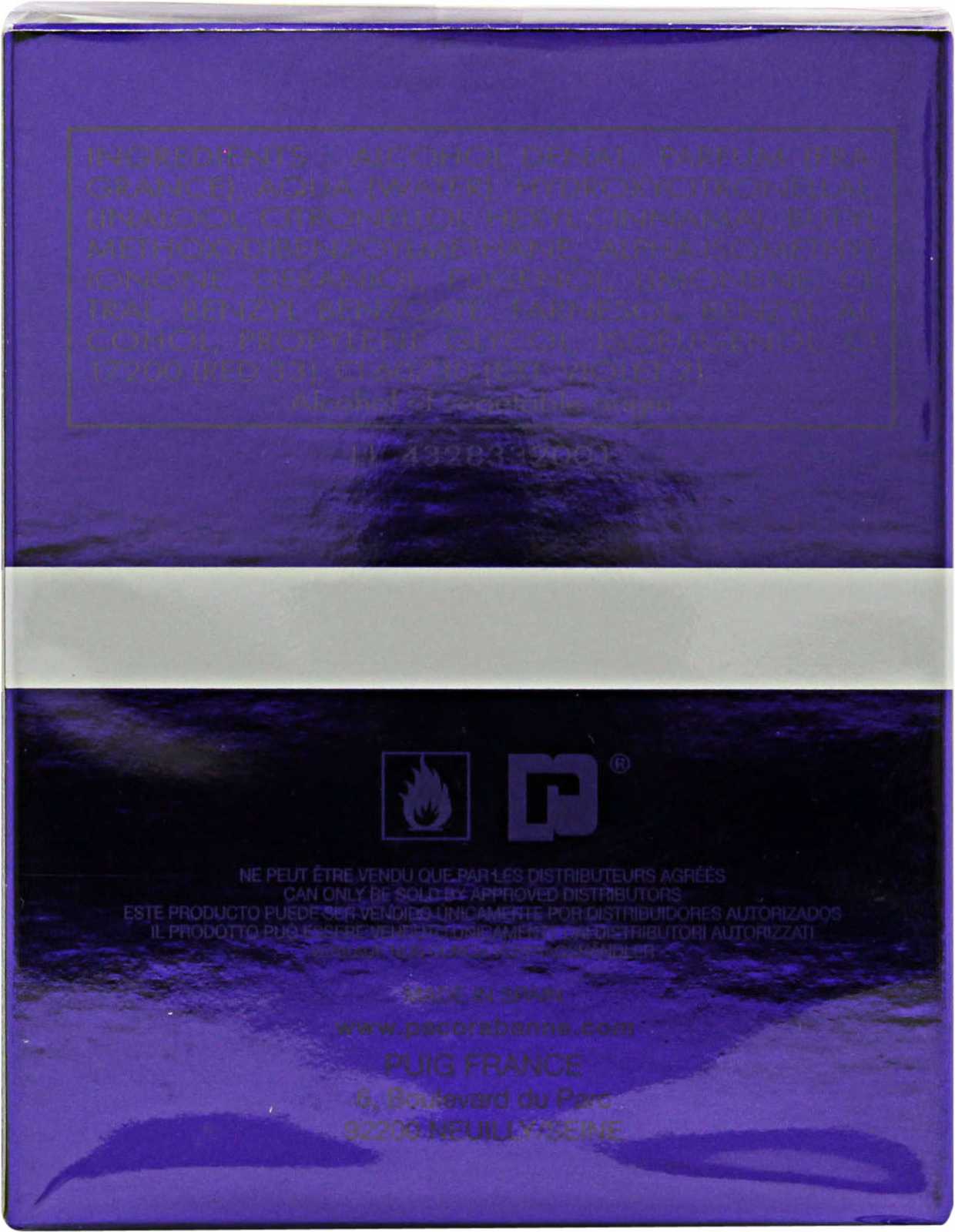 Paco Rabanne Perfume Feminino Ultravioleta Spray 80 ml