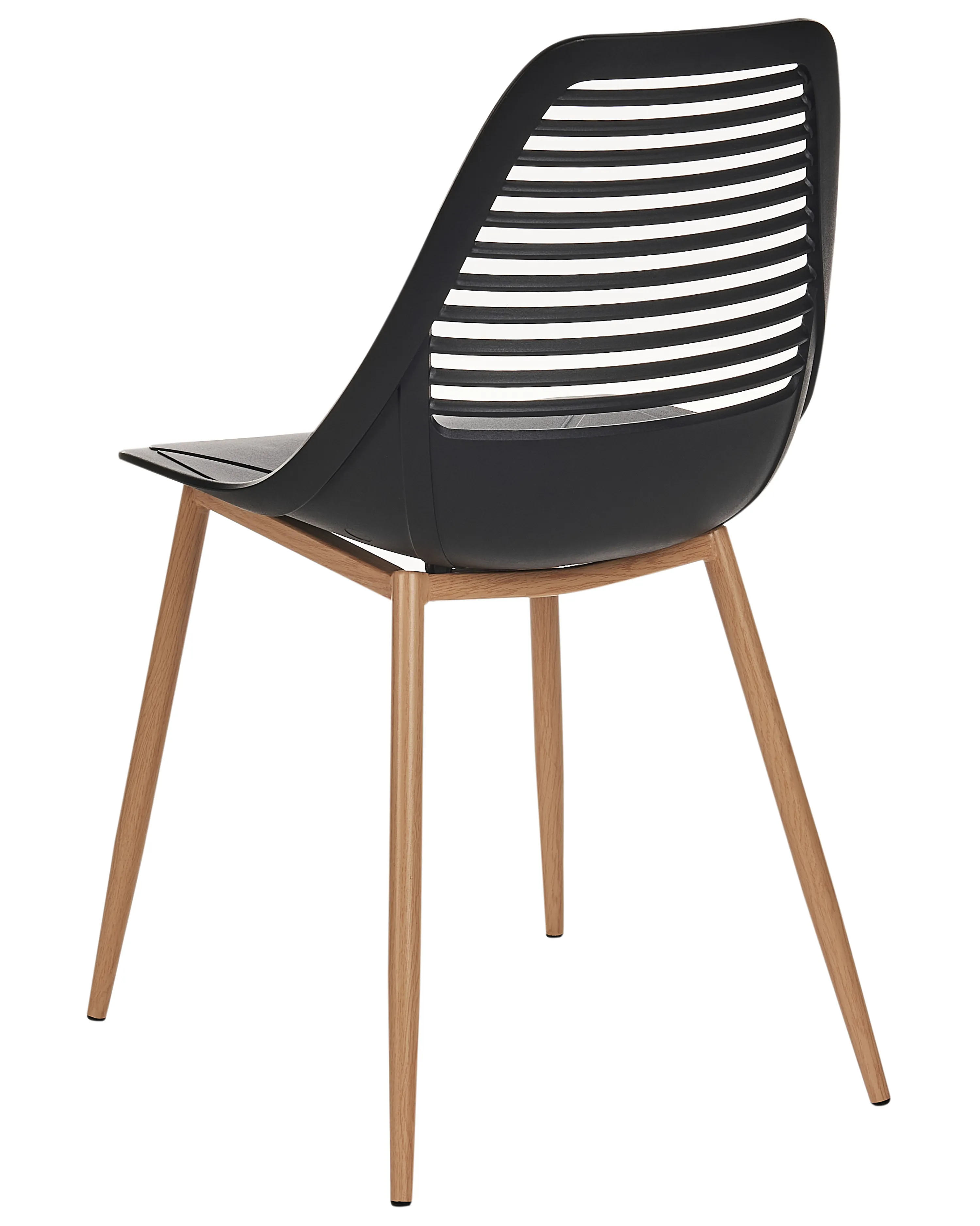 Set van 4 eetkamerstoelen MONTELLO Zwart
