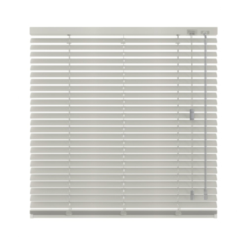 KARWEI aluminium jaloezie draaikiepraam 28416 zijdeglans lichtgrijs 25 mm op maat