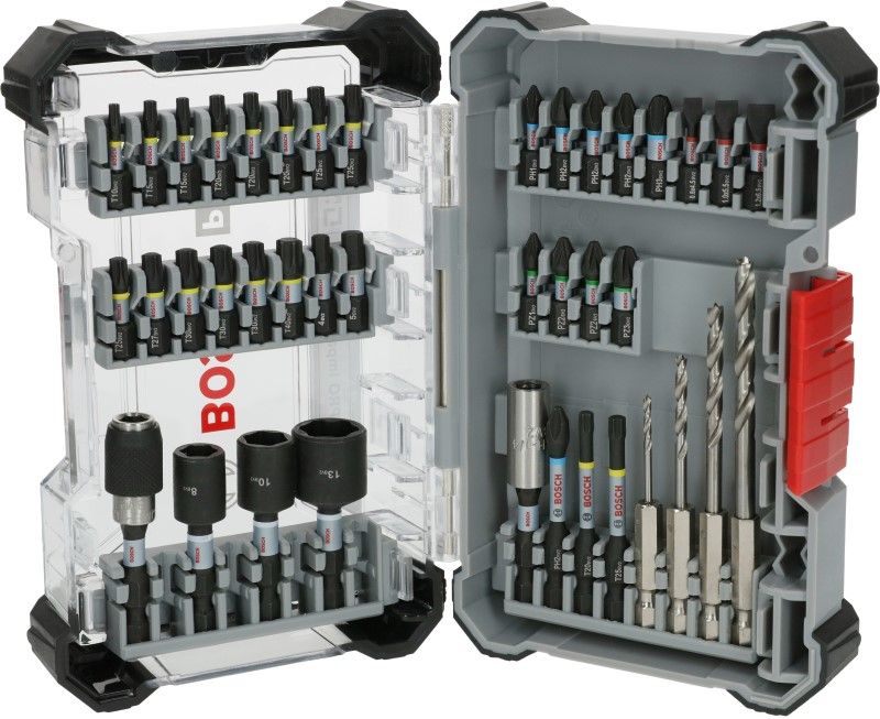 Bosch 2608521U87 PRO Impact schroefbits en houtboren, gemengde set, 40-dlg. (40 stuks)