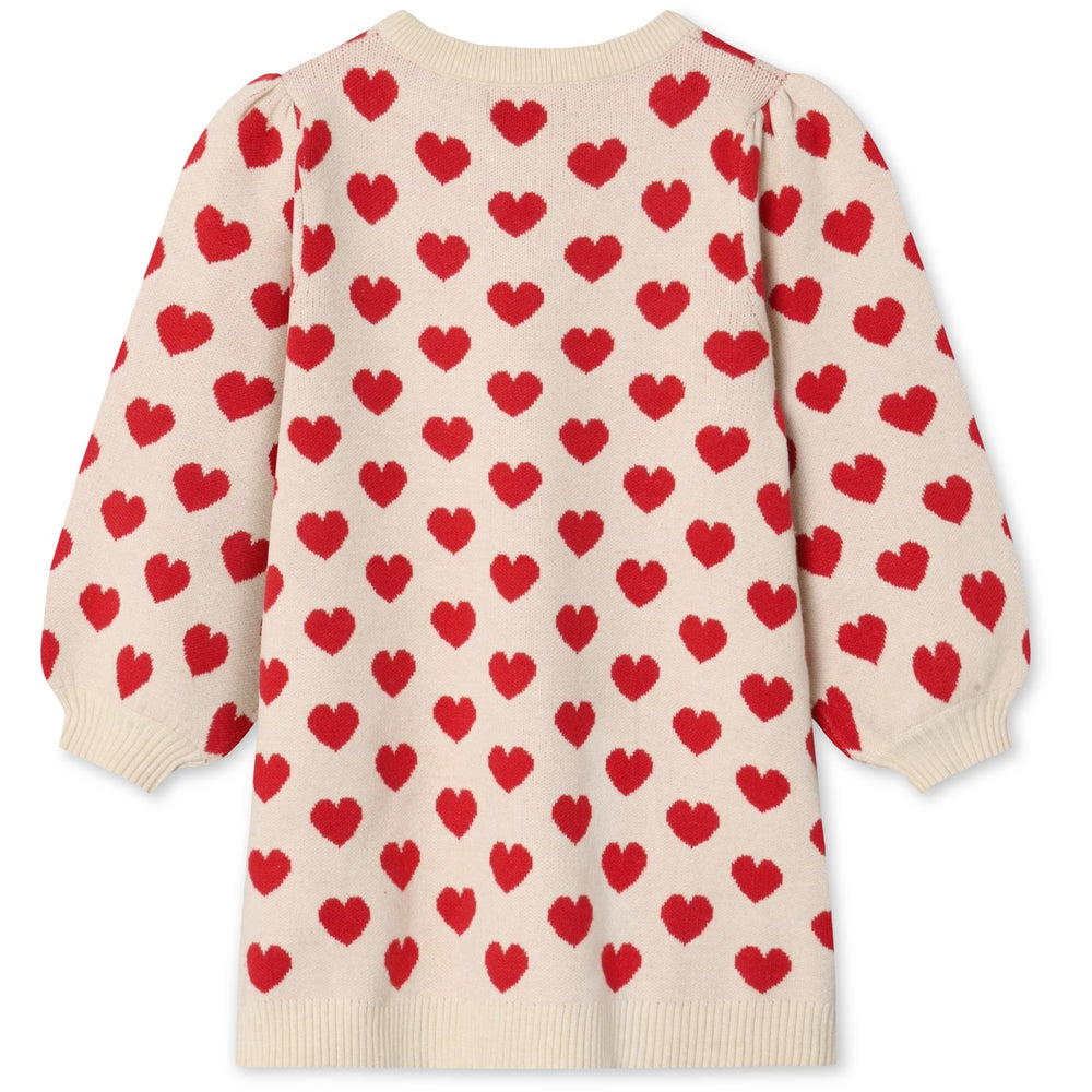 Køb Fliink Pompeian Red/ Sandshell Alon Heart Kjole