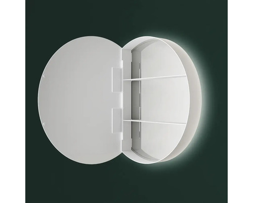 Spiegelkast DSK Picasso 60 x 8,9 x 60 cm wit 1-deurs LED IP 24