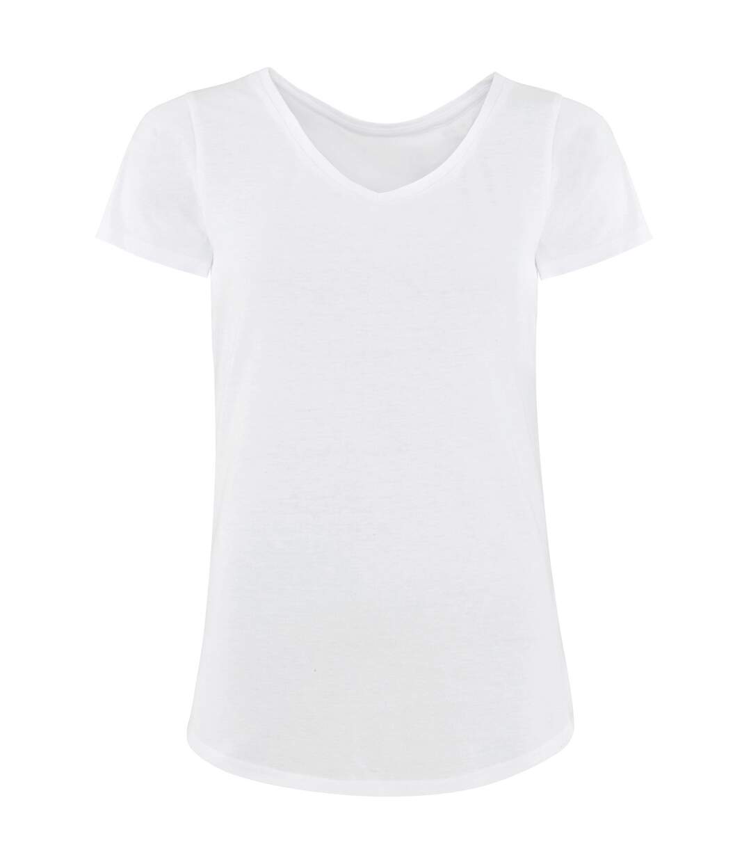 Comfy Co - Haut de pyjama à manches courtes - Femme (Blanc) - UTRW5318