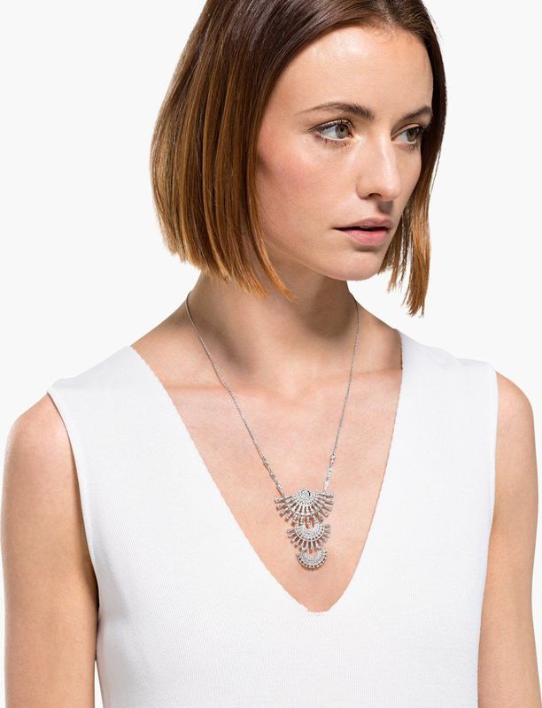 Swarovski - Sparkling Dc - Ketting - Zilverkleurig - 80 cm - Swarovski 5564432