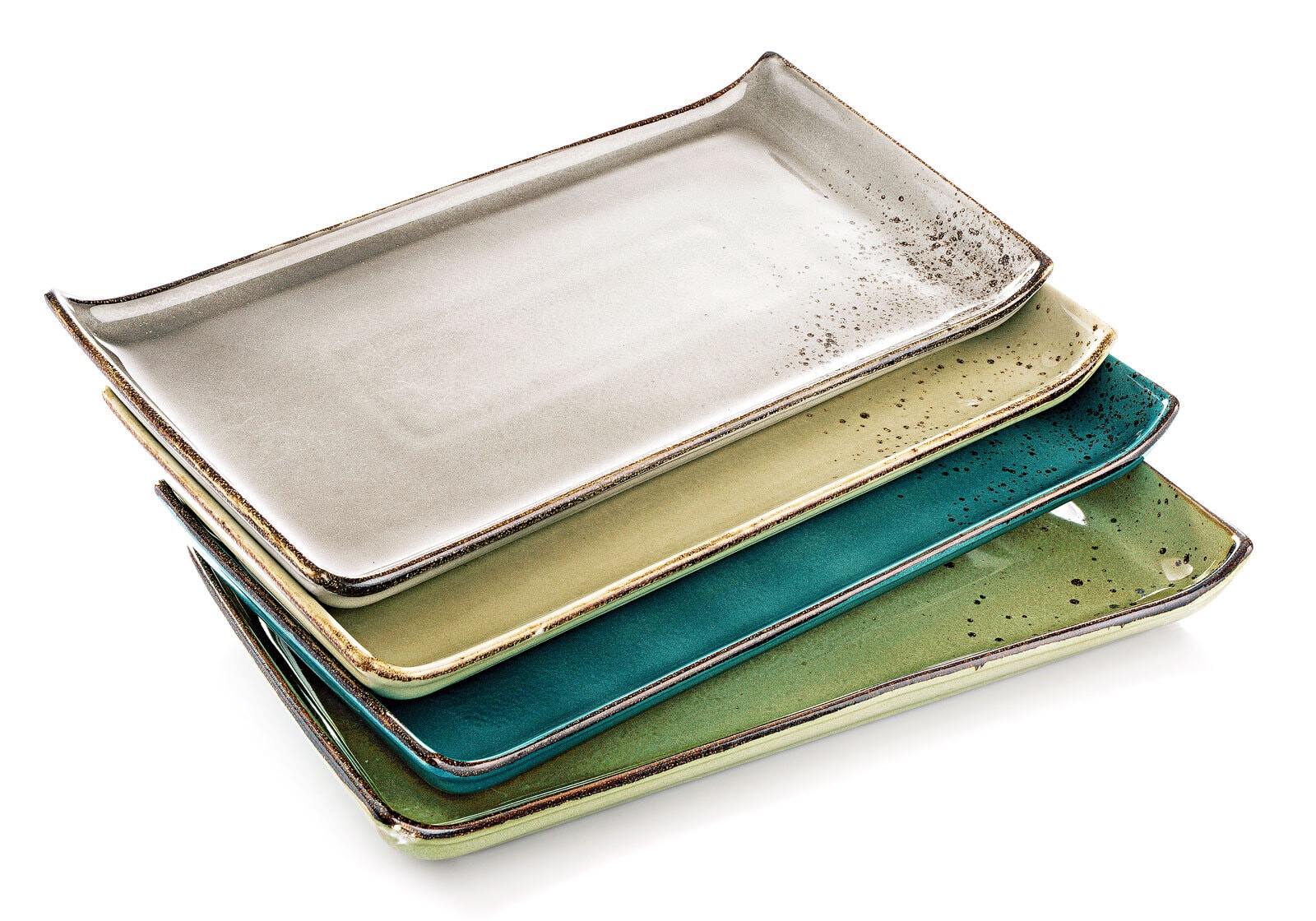 CreaTable Servierplatte NATURE COLLECTION wasserblau