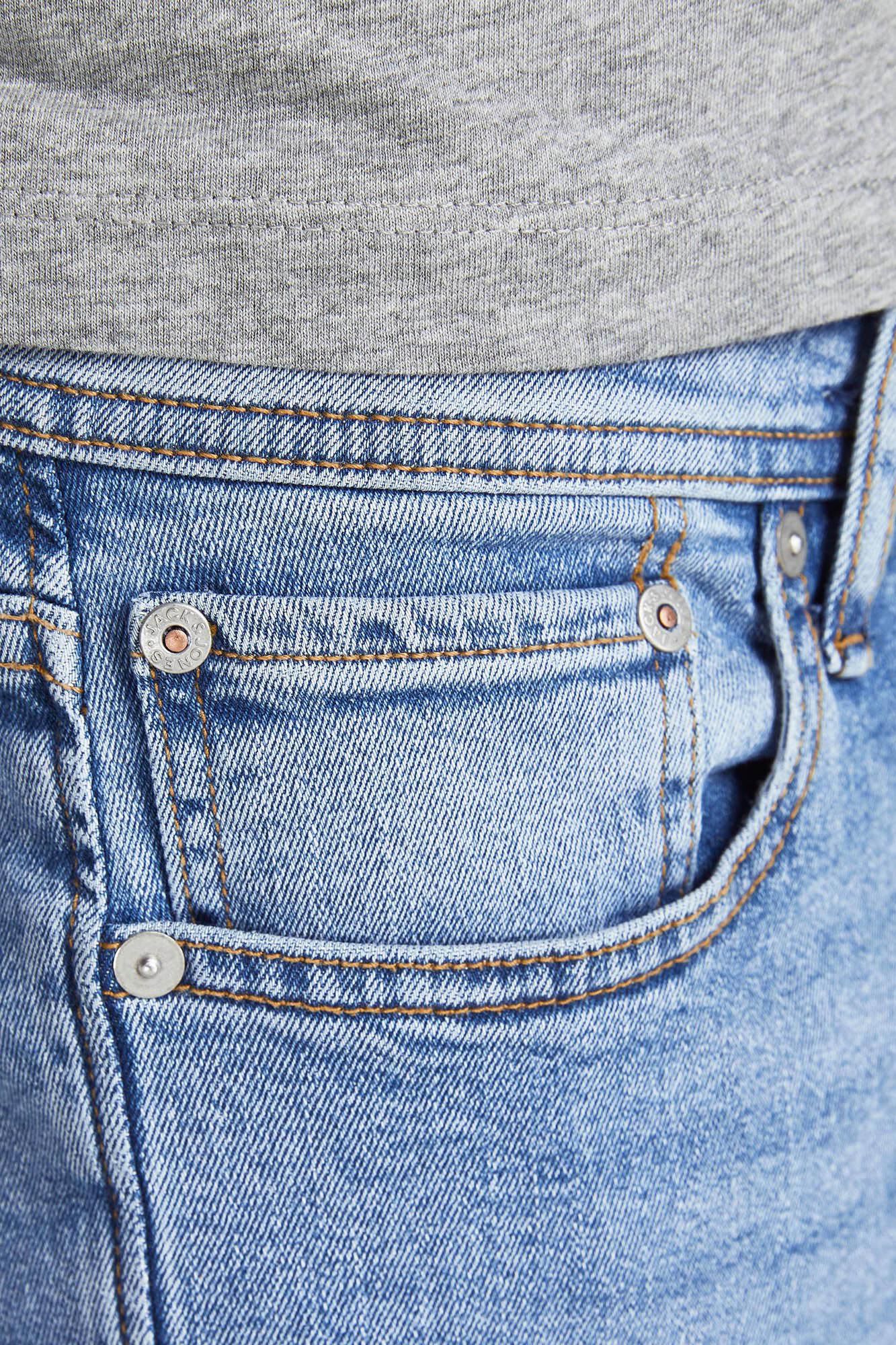Calça jeans slim fit - azul médio