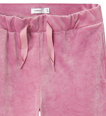 Name It Bukser - NkfRagna - Velour - Mauve Orchid