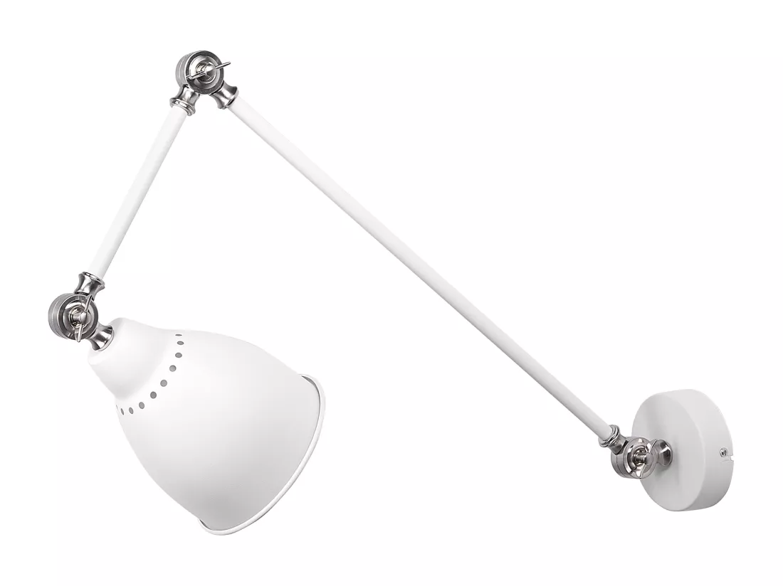 Lampe murale MISSISSIPPI Réglable Métal Blanc