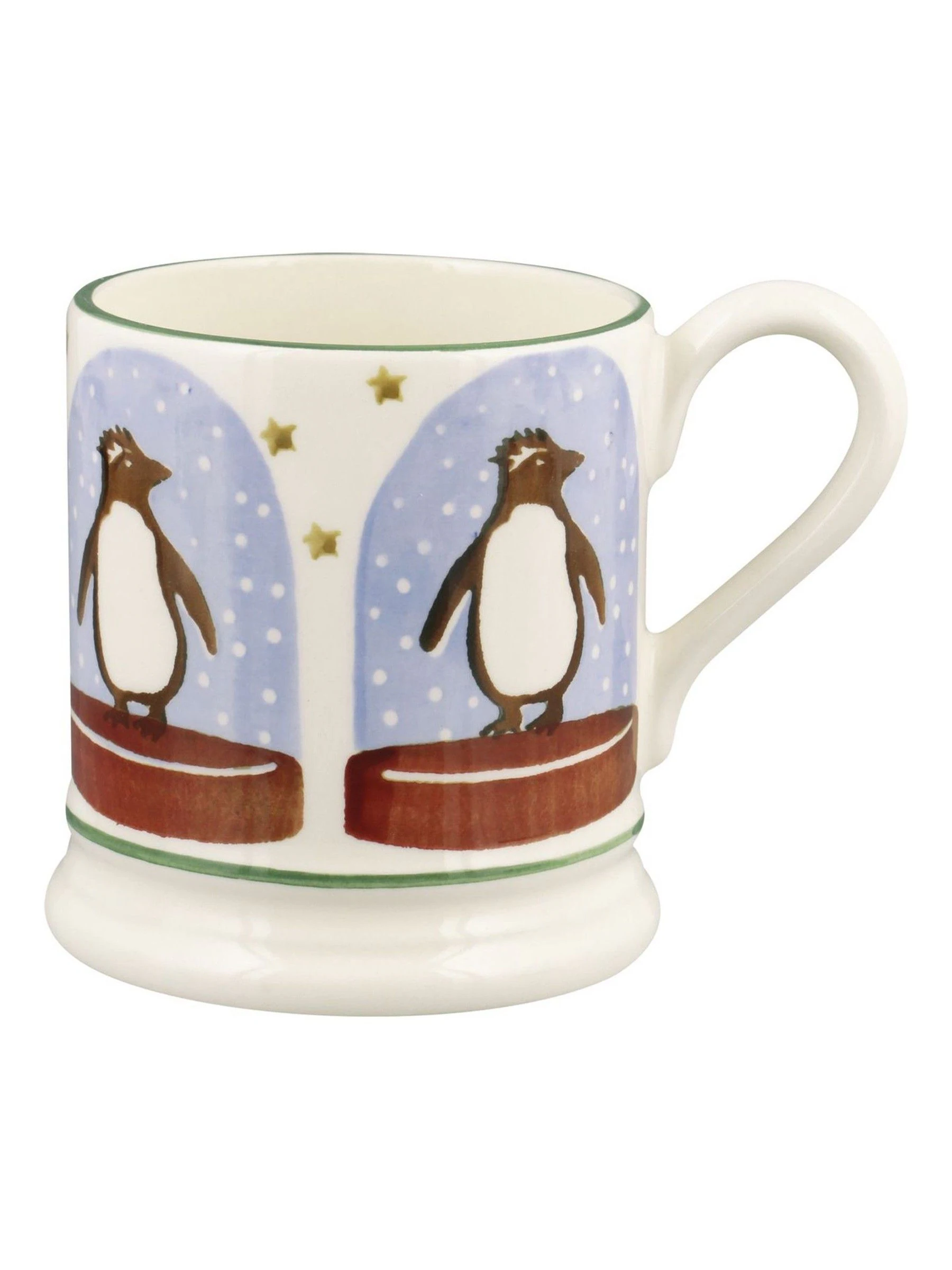 Emma Bridgewater Penguin Snow Globe 1/2 Print Mug
