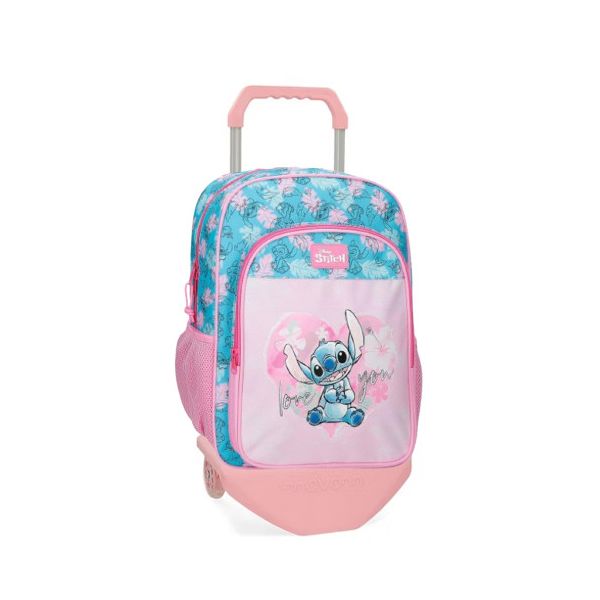 Joumma Bags Mochila Escolar com Trolley 40cm Heart Stitch